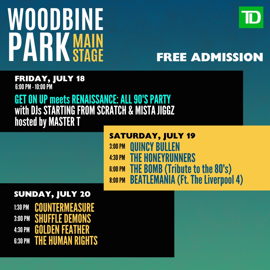 The 2025 LINEUP is now live! 🎷🎵✨️

We've got new bands and returning favourites for this year's Beaches Jazz Festival which features our usual festival weekends.

SEE YOU THERE! FREE ADMISSION

Head to beachesjazz.com for full details.