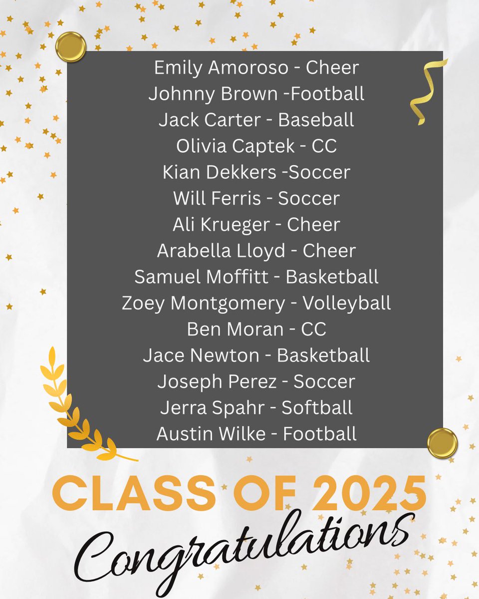 Last night at the CSISD Education Foundation Banquet, we were honored to award 15 Tiger Cub scholarships our deserving student athletes.  Congratulations and best of luck in your futures! 🎓