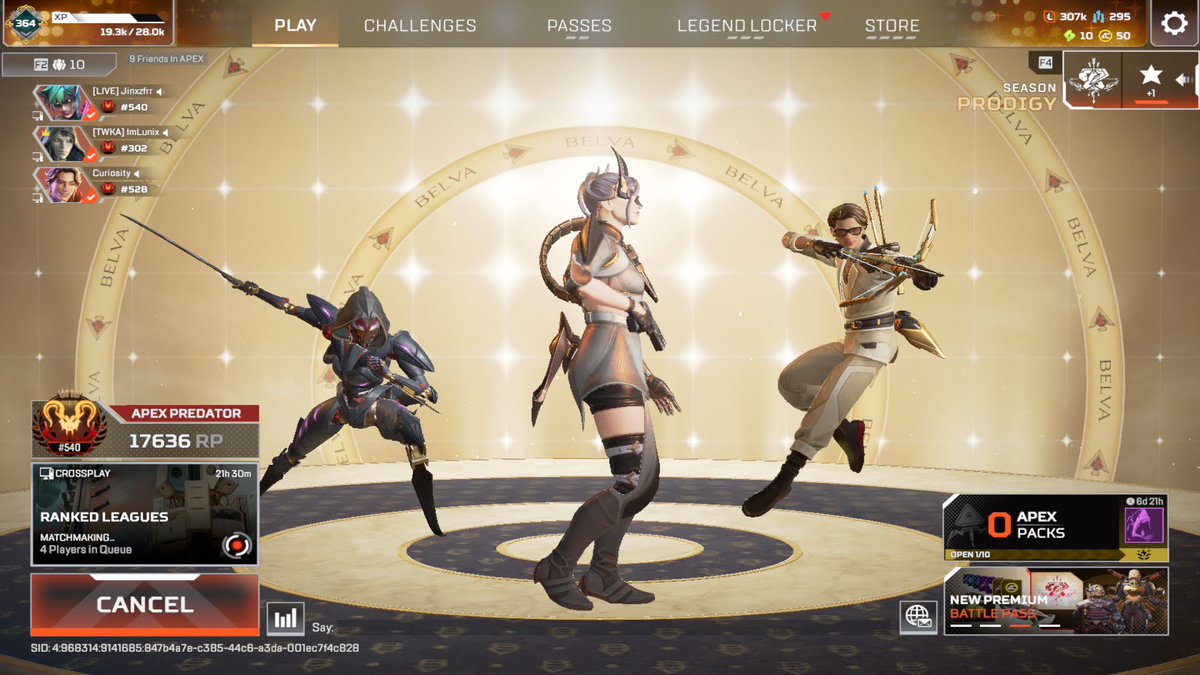 Let’s see if we hold pred this season 🤣 Twitch.tv/Jinxzfrr