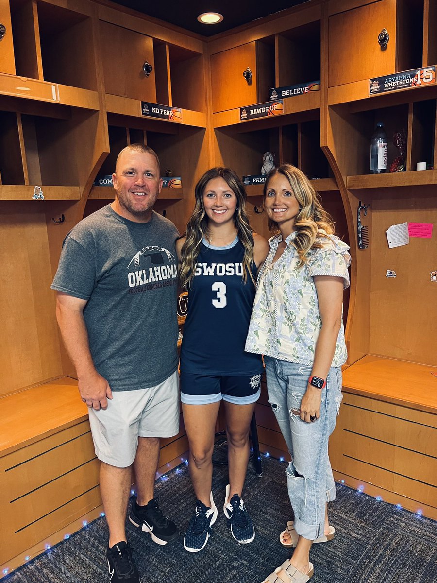 Kelby Beller (@kelbybeller) on Twitter photo I am incredibly excited and proud to announce my commitment to Southwestern Oklahoma State University to continue my academic and athletic career! Thank you so my Lord and Savior and all of blessings!
<a href="/SWOSUW/">SWOSU Women’s Basketball</a>
#commited
#GODAWGS 🐶 I am incredibly excited and proud to announce my commitment to Southwestern Oklahoma State University to continue my academic and athletic career! Thank you so my Lord and Savior and all of blessings!
<a href="/SWOSUW/">SWOSU Women’s Basketball</a>
#commited
#GODAWGS 🐶