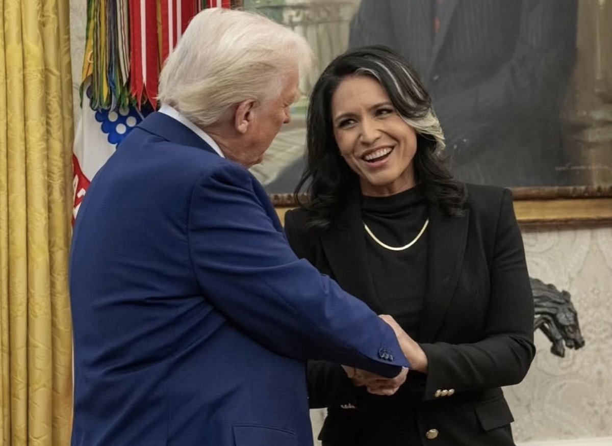 🚨BREAKING: Tulsi Gabbard just fired top "DEEP STATE" officials from the National Intelligence Council known for being "radically" anti-Trump, according to Fox.

DRAINING THE SWAMP!