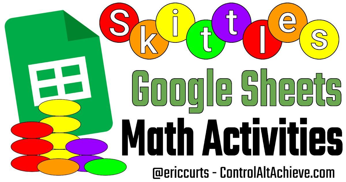 TCEA's tweet image. Spreadsheets aren’t just for grown-up data nerds.

With a bag of Skittles and this free Google Sheets template, your students will be graphing, calculating, and actually enjoying it. 🍬📊 

buff.ly/fEiDnzS via @ericcurts
#mathchat #stem #teachertwitter #googleteacher