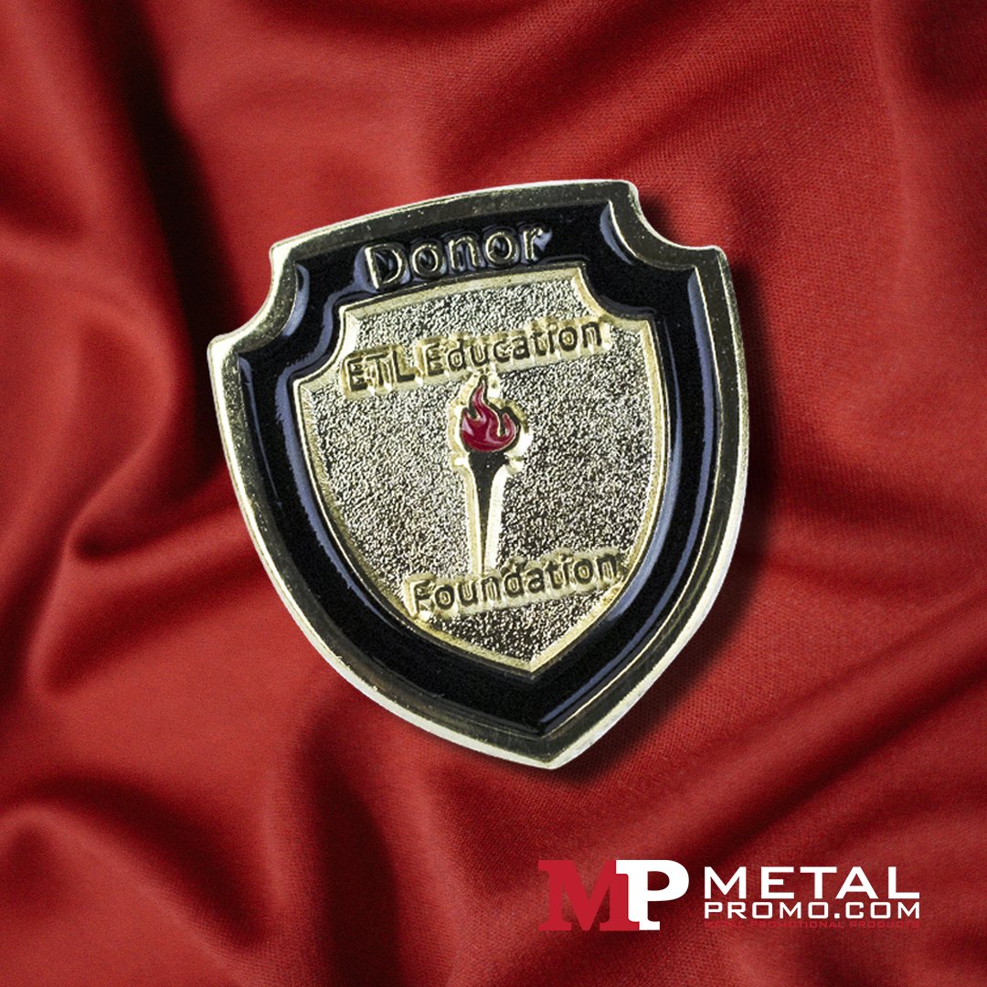 Here's a quick throwback to this pin we helped produce for the ETL Education Foundation a few years back.. 💪😎

Take advantage of our tiered discount and save up to $40 off your lapel pin order! Use the code MPMAY25 on our quote form to apply! metalpromo.com/price-quote/