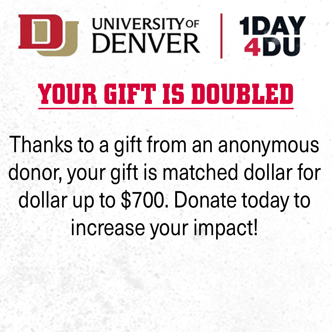 The Day Has Arrived!
Support the program as a part of #1Day4DU at the link below.

Thanks an anonymous donor for matching our first $700 raised today.

🔗: bit.ly/42WhDrj
#GoPios