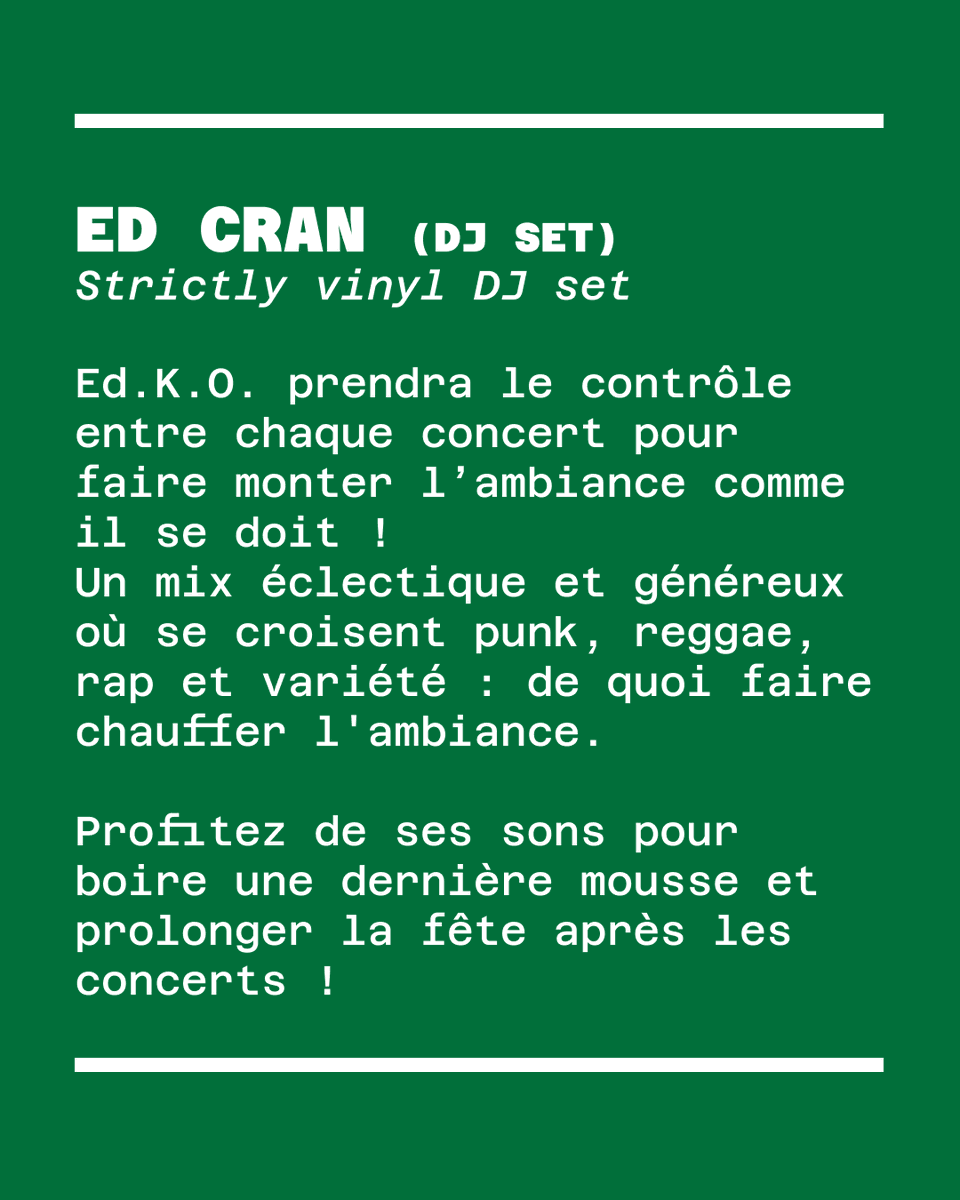 stadebauer's tweet photo. 🎚️Ed Cran🎧
Strictly vinyl DJ set

Prends ta place ici ⬇️ ⬇️ https://t.co/GpWryXKWvt https://t.co/KuX95820ky