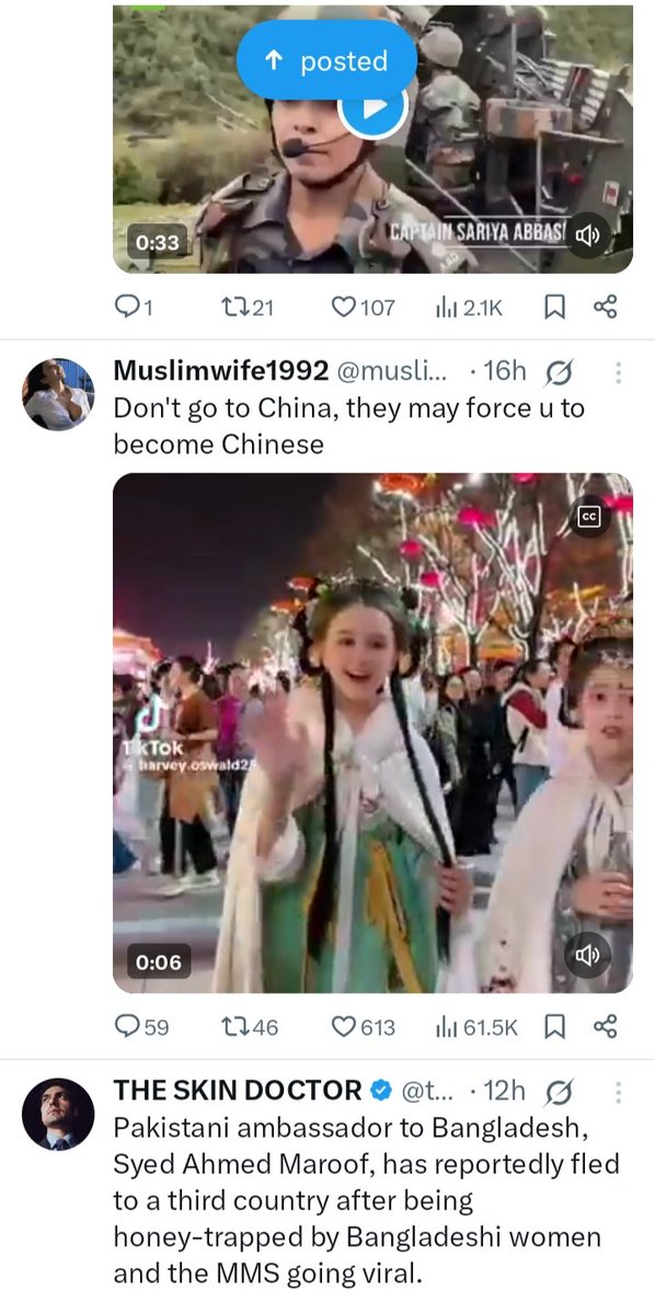 ringoo1950's tweet image. Hey @elonmusk, ever since India take down that Chinese missile, my X feed's been invaded by random China-based accounts I never followed.
Did I miss an algorithm patch note… or is this digital retaliation?
Also, hope that Kabsa was fire.
#TimelineInvasion #AlgorithmWars