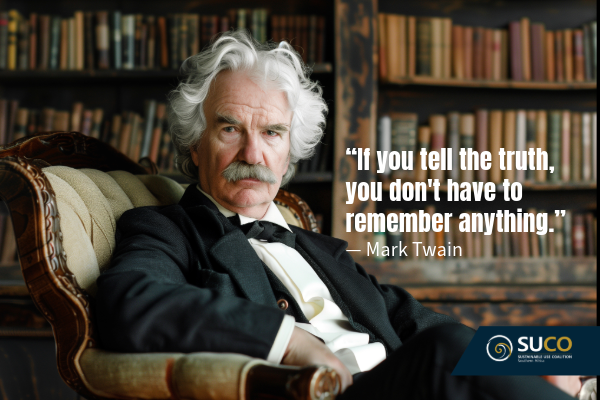 Mark Twain's quote, “If you tell the truth, you don't have to remember anything,” reflects his belief in honesty and simplicity—suggesting that truth is consistent and needs no cover-up, while lies are a burden that must be constantly managed #truth #lies