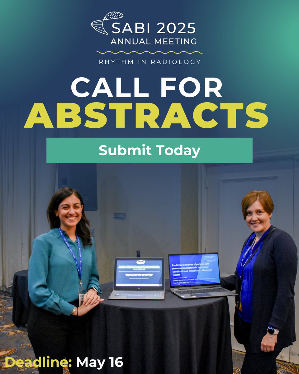 Abstract submissions for the 2025 SABI Annual Meeting close this Friday. Whether you're a seasoned researcher or sharing your work for the first time, we want to hear from you. Submit today!

bit.ly/4ksV984