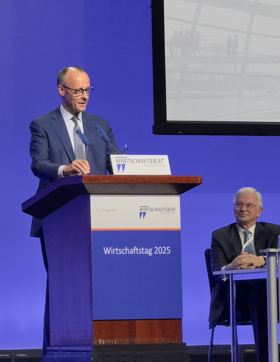 Wie Friedrich Merz in den wenigen Tagen Europa wieder zusammenführt, ist beeindruckend. Genauso wie seine klare Sprache gegenüber Russland. Eine starke Rede heute im Wirtschaftsrat von Deutschland. Geben wir 
Friedrich Merz die Chance, die jeder verdient!
#wt25 #Wirtschaftsrat