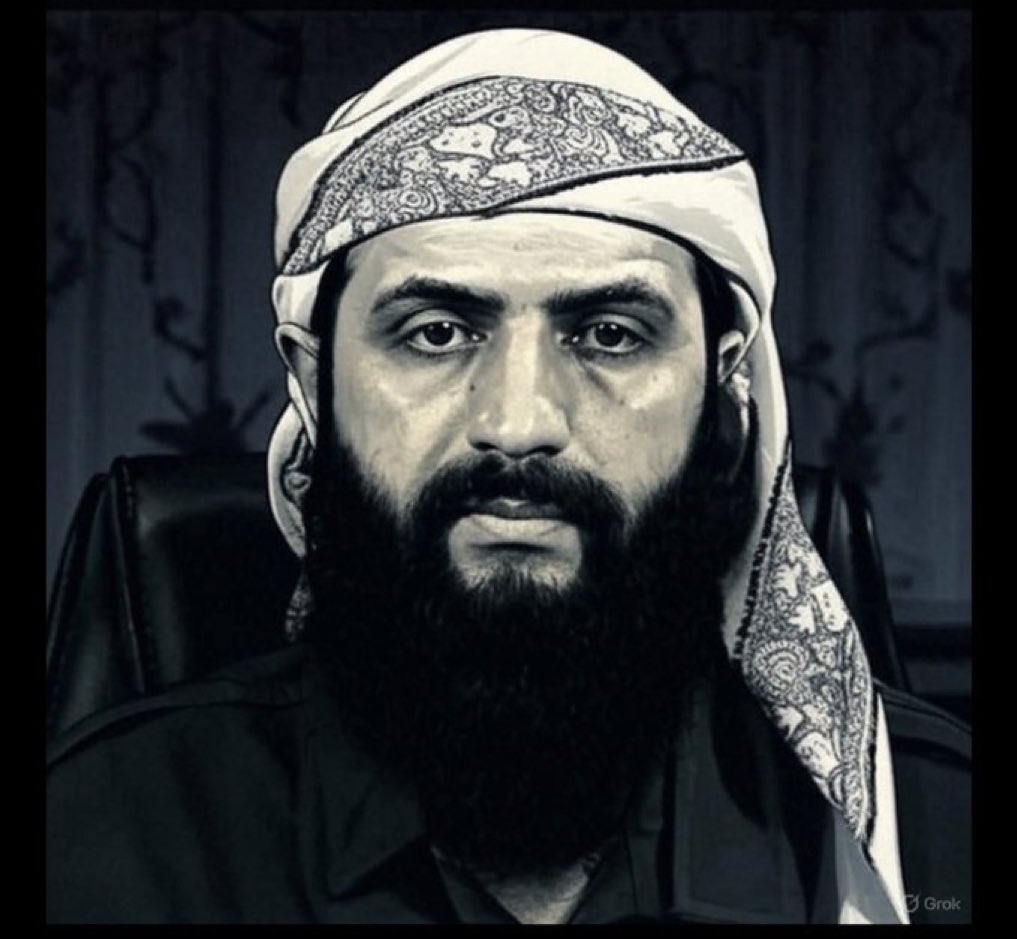 🅾️ لو اعترفت به كل الارض
ولو غسلوه بمياه البحار السبعة
سيبقى عندي هو ابو محمد الجولاني القاعدي والداعشي والمجرم والملطخة يداه بالدماء.
اقول له اليوم وغداً: لا .. ولا كرامة