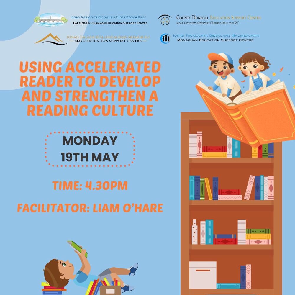 📕📗📘📙 USING ACCELERATED READER TO DEVELOP AND STRENGTHEN A READING CULTURE 📕📗📘📙                        🔗 donegaledcentre.ie/primary-course…