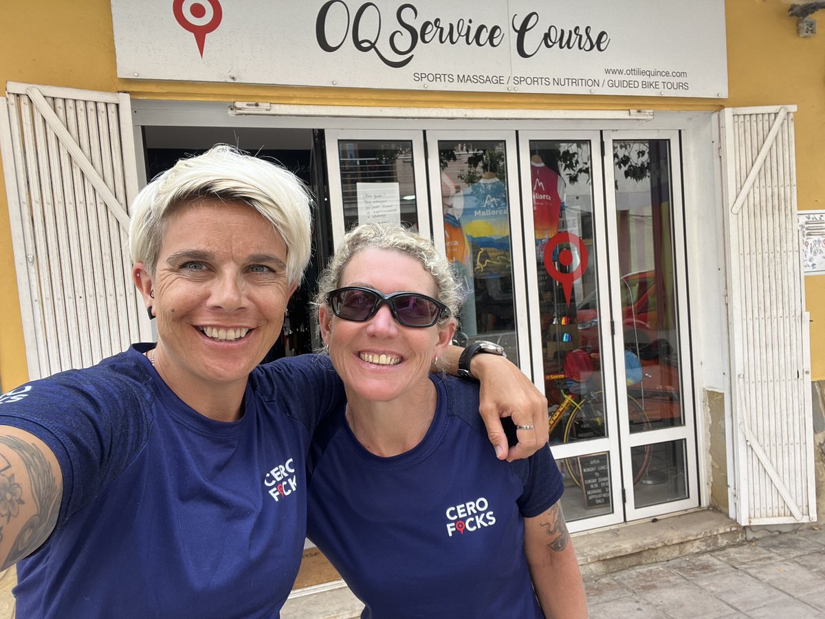 More and more amazing people giving Cero Fucks 🤩🥰 Lovely to catch up with my amazing amiga Sam #OQRideFast #OQAmigos #CeroFucks #focus #determination #motivation #positivity