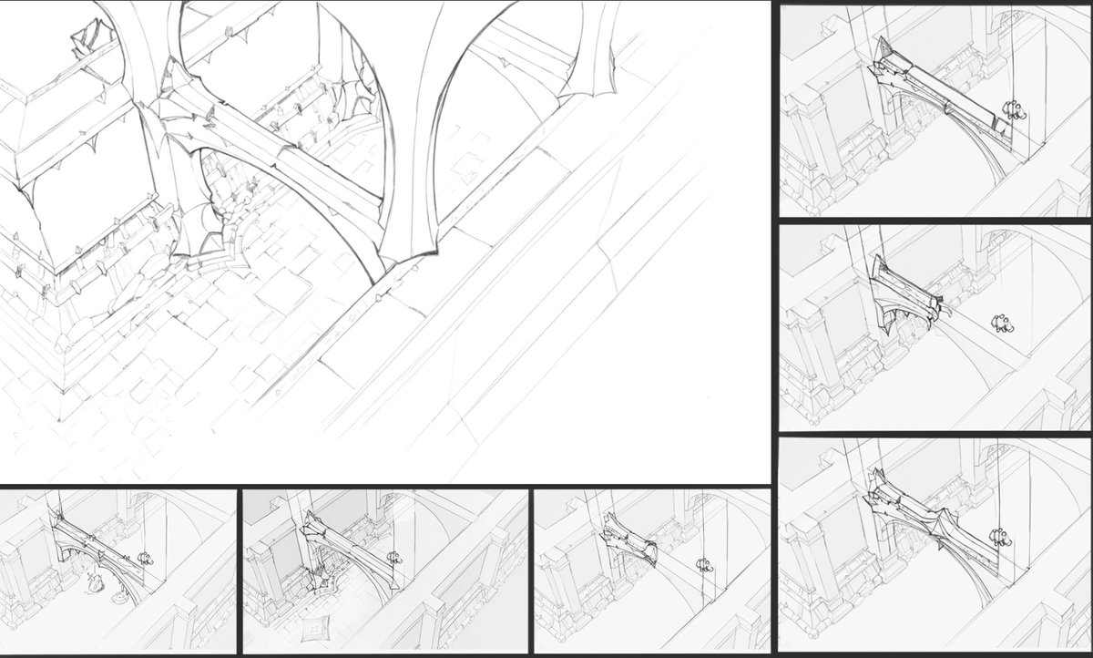 Archs and columns and also the first corridor!!!😇always  love when everything starts to merge together hehe 🥰🥰