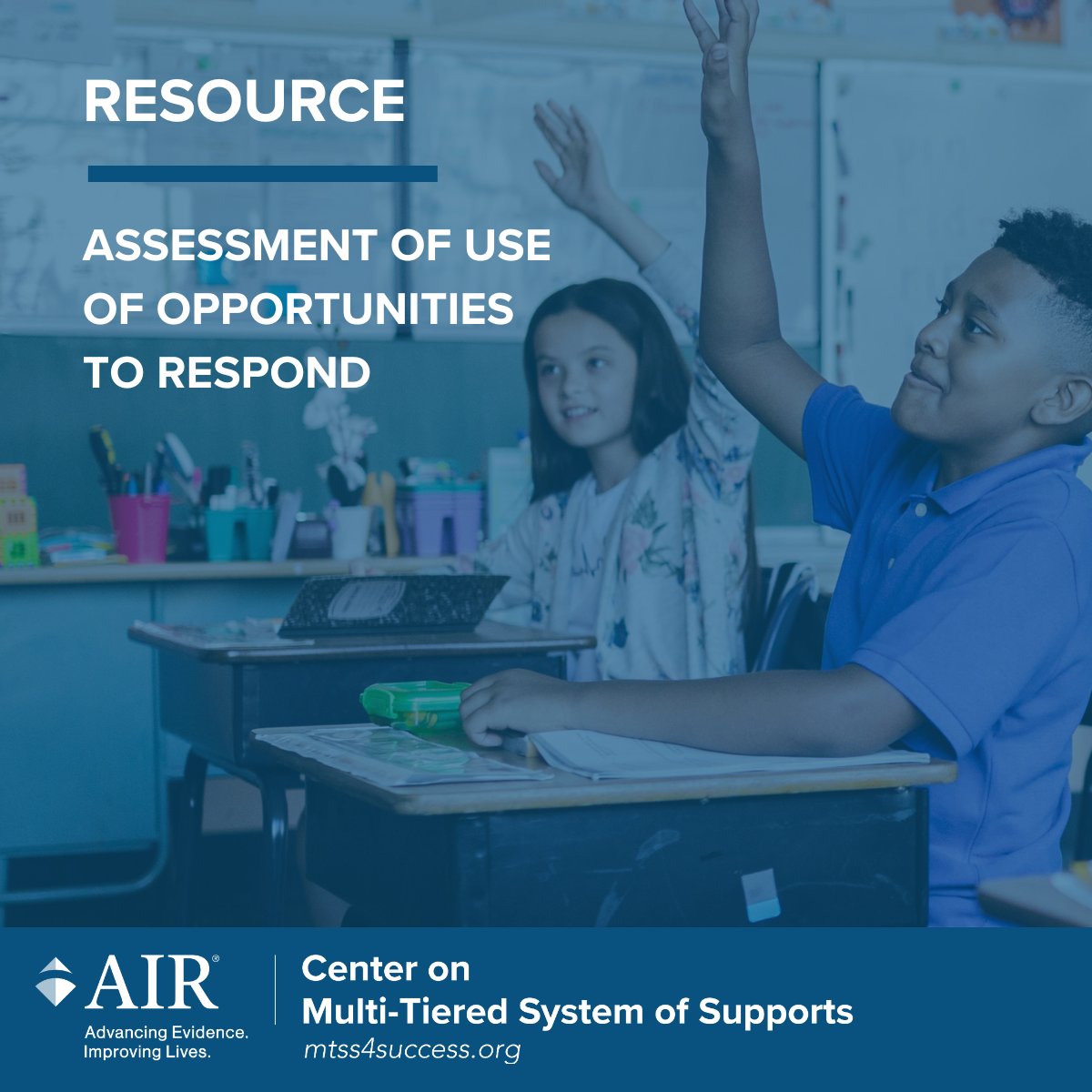 MTSScenter's tweet image. Providing students with chances to answer questions, known as opportunities to respond (OTRs), can improve student outcomes. This tool helps educators track OTRs to determine if they are providing students with a helpful amount of response opportunities: mtss4success.org/resource/asses…