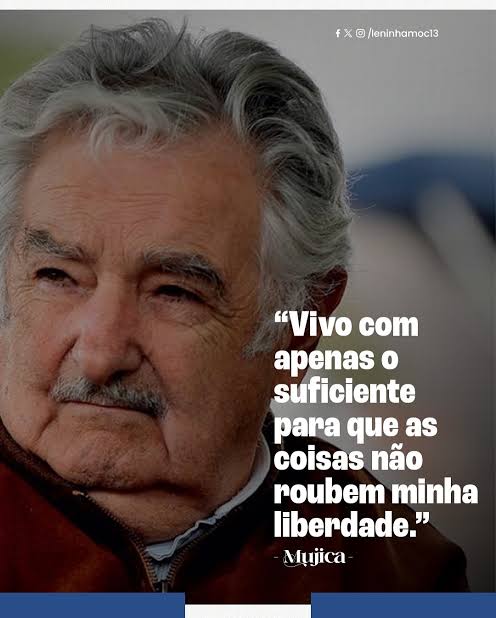 Um ser humano raro partiu. Há homens que se movem por causas e homens que se movem por coisas. Mujica foi e seguirá sendo exemplo de liberdade, luta, determinação e amor ao próximo. Pepe Mujica Presente! Agora e sempre!!