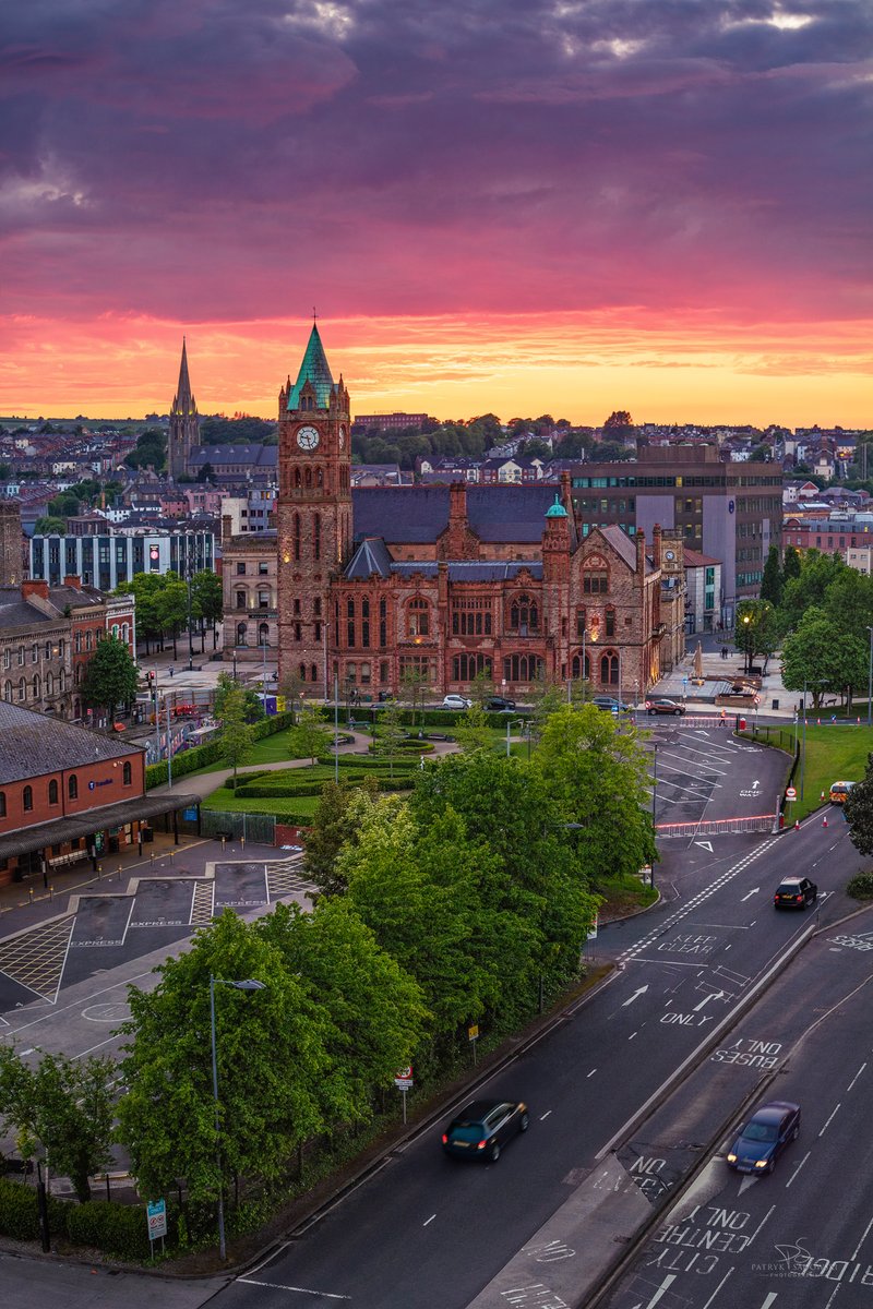 PatrykETX (@cryptoronin777) on Twitter photo Sunset over Guildhall 💚
With St Eugene's Cathedral and a beautiful soft light surrounding the city.
<a href="/Derryvisitor/">Visit Derry</a>
#Sunset #Derry #guildhall Sunset over Guildhall 💚
With St Eugene's Cathedral and a beautiful soft light surrounding the city.
<a href="/Derryvisitor/">Visit Derry</a>
#Sunset #Derry #guildhall