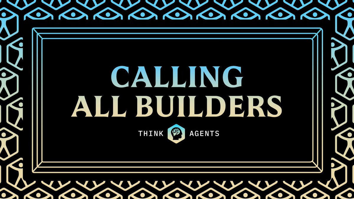 Calling All Builders 🧰 

The Builders channel goes live this week in the THINK Discord.

Join the kickoff meeting in Discord Thursday at 12pm PT.

Do you have a project or idea? Looking to contribute or collaborate?

Stop by and introduce yourself 🫡