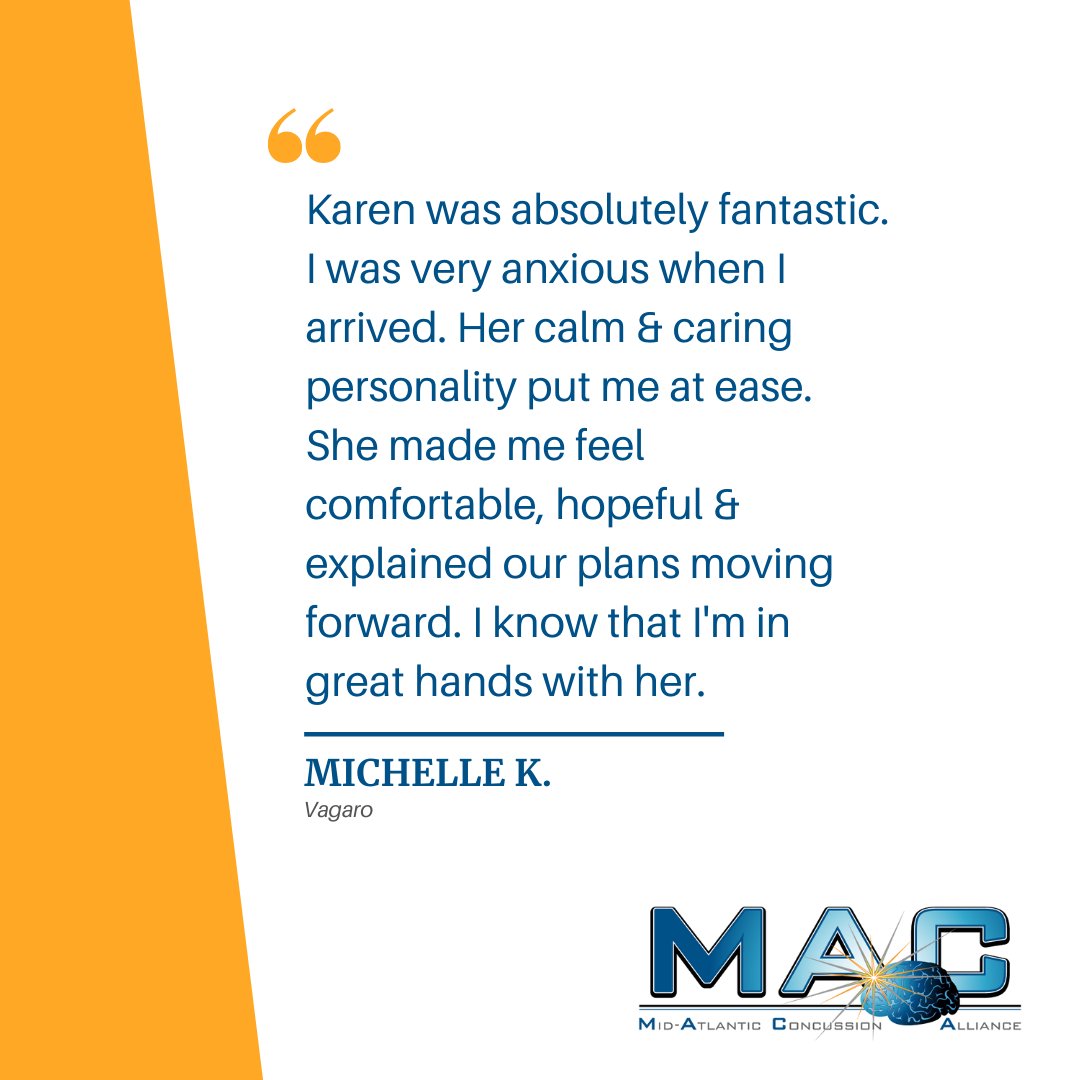 As concussion specialists, we truly appreciate kind words like these from our patients and their families.
#concussionspecialists, #TBI #braininjuries #traumaticbraininjuries #concussionawareness #concussiondiagnosis #TestimonialTuesday