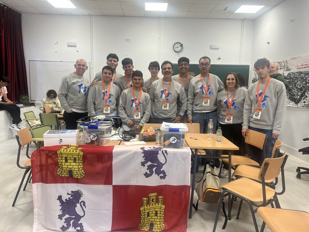 CanRocket_Senar's tweet photo. Equipo listo después de las verificaciones técnicas. @InstitutoSenara
@vmbaez @educacyl #cansat_jcy #Pie_cansat #cansat
@EseroSp @esa #innovajcyl #pietic
#formacionjcyl @crfptic @ibfg_es
@Farmatrading @cfiesalamanca https://t.co/0YuPT2e8WO