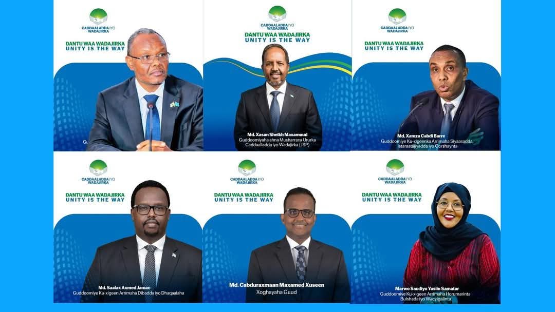 #Somalia: The leadership of the Federal Government of Somalia and the regional states tonight announced the formation of the Justice and Equality Party, which they said they have united under. President Hassan has been elected as the candidate and chairman of the party.

Sadia