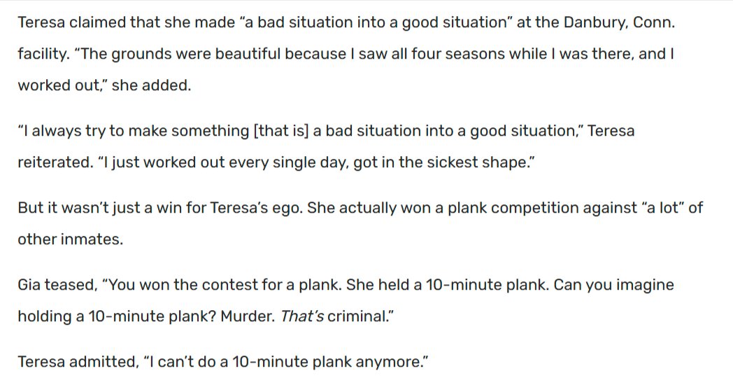 BrightlyAgain's tweet image. Reality Tea
RHONJ's Teresa Giudice Reveals Surprising Upside to Prison Stay

#RHONJ #plank #clown

realitytea.com/2025/05/13/rho…