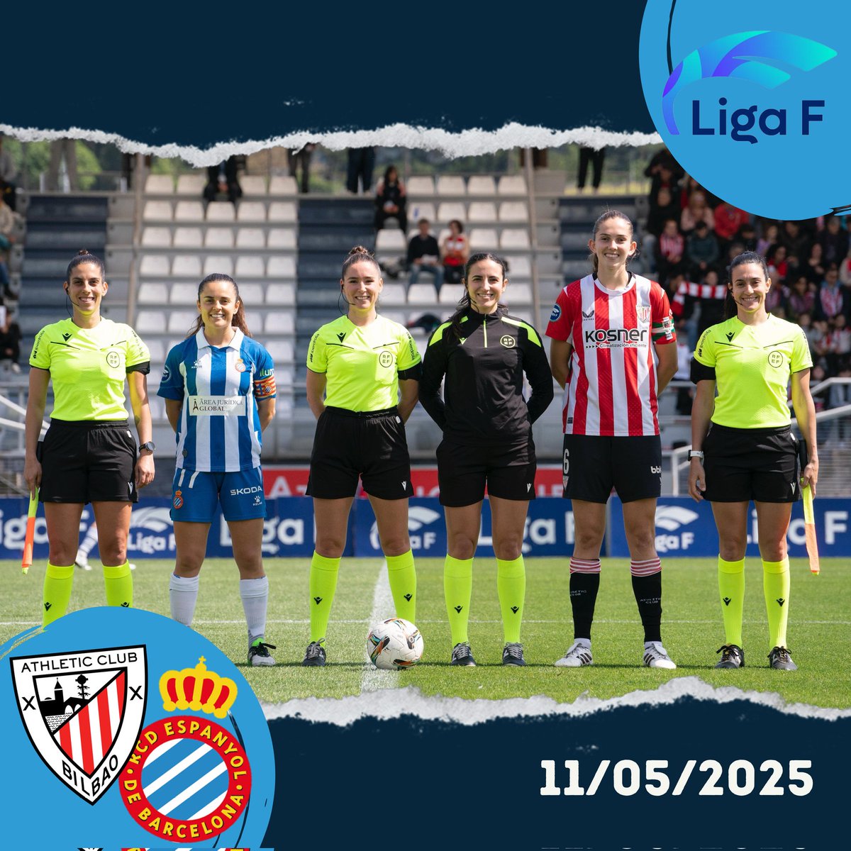 <a href="/LigaF_oficial/">Liga F</a> <a href="/AthleticClubFem/">Athletic Club</a> <a href="/RCDEFemeni/">RCD Espanyol Femení</a> <a href="/CTARFEF/">CTA</a> <a href="/futgal/">RFGF</a> <a href="/iriarg1/">iriarosendo</a> 📸 11 de maio:
🔴 <a href="/AthleticClubFem/">Athletic Club</a>
🔵 <a href="/RCDEFemeni/">RCD Espanyol Femení</a>

#arbitrajeRFEF | <a href="/CTARFEF/">CTA</a>