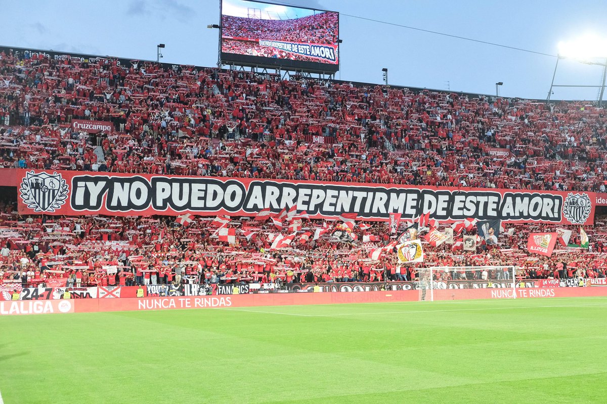 SevillaFC's tweet image. 🏟️❤️

 #SevillaFCLasPalmas