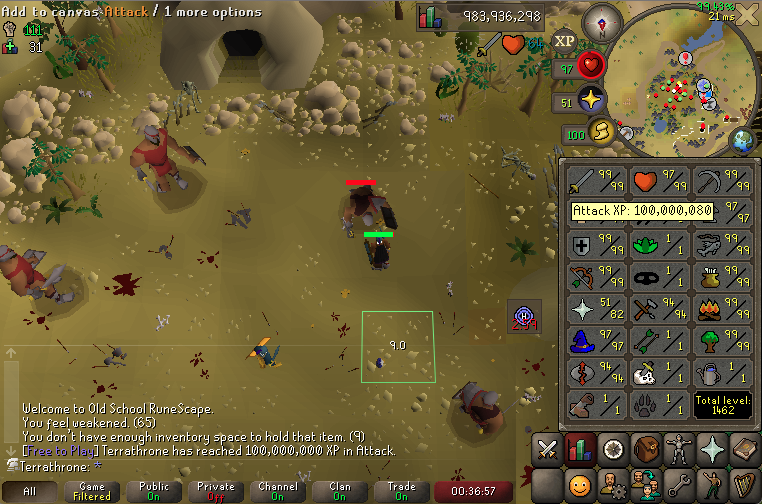 100m attacking