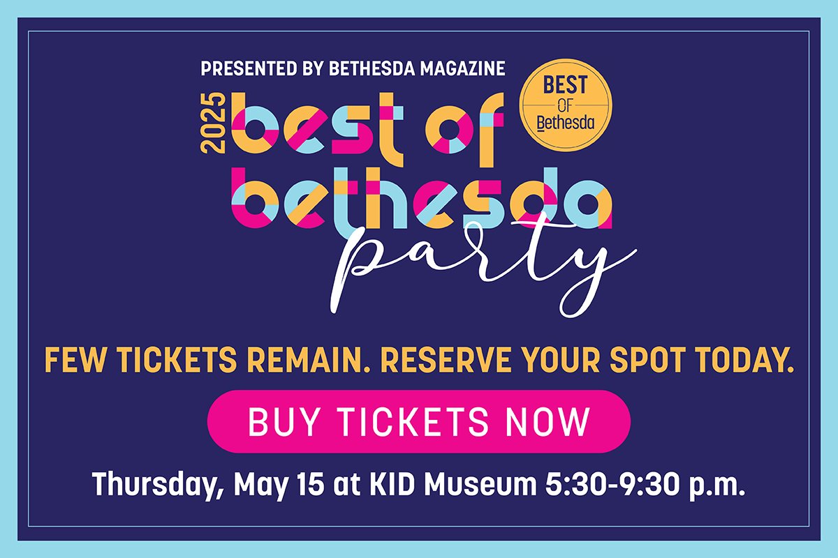 bethesda_today's tweet image. Time is running out!

Get ready to eat, drink, dance and party the Thursday evening away. Purchase tickets now to the Best of Bethesda Party. 

l8r.it/Tdd6

#bestofbethesda #bethesdamagazine