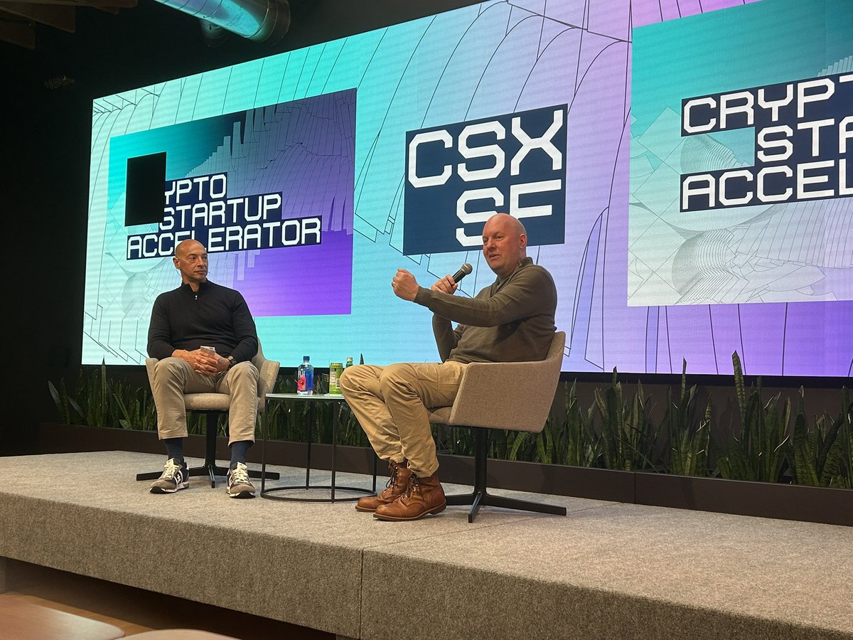 Live from CSX in SF: hot hot hot takes from <a href="/pmarca/">Marc Andreessen 🇺🇸</a> 🔥
