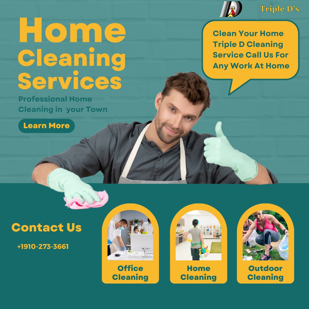 ✨ Sparkle with Triple D! Where Dirt Meets Its Match — Cleanliness, Delivered Daily. ✨

#TripleDCleaning #SpotlessSolutions #CleanLiving #ShineWithTripleD #ProfessionalCleaning