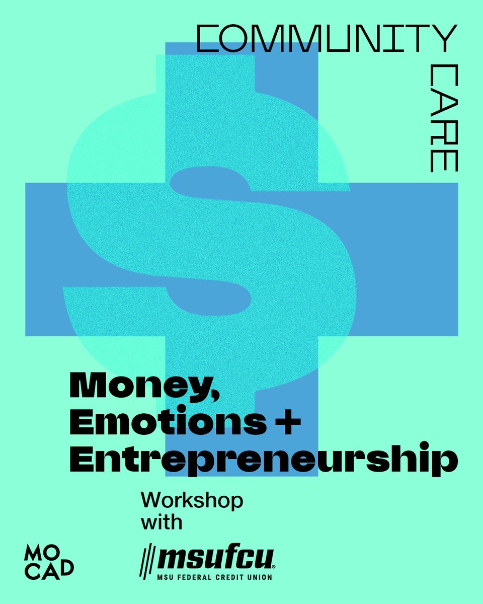 MOCAD (@mocad) on Twitter photo Artists, level up your creative hustle 🎨💼 Join us at MOCAD on Thursday at 6PM to learn how to manage money, build credit, form an LLC & align finances with your art goals.
Part of our Community Care series, hosted by <a href="/msufcu/">MSU Federal CU</a> . #ArtistEntrepreneur #MOCAD #DetroitArtists Artists, level up your creative hustle 🎨💼 Join us at MOCAD on Thursday at 6PM to learn how to manage money, build credit, form an LLC & align finances with your art goals.
Part of our Community Care series, hosted by <a href="/msufcu/">MSU Federal CU</a> . #ArtistEntrepreneur #MOCAD #DetroitArtists