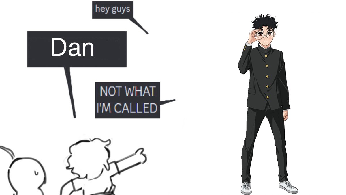 it's him. the dandadan.