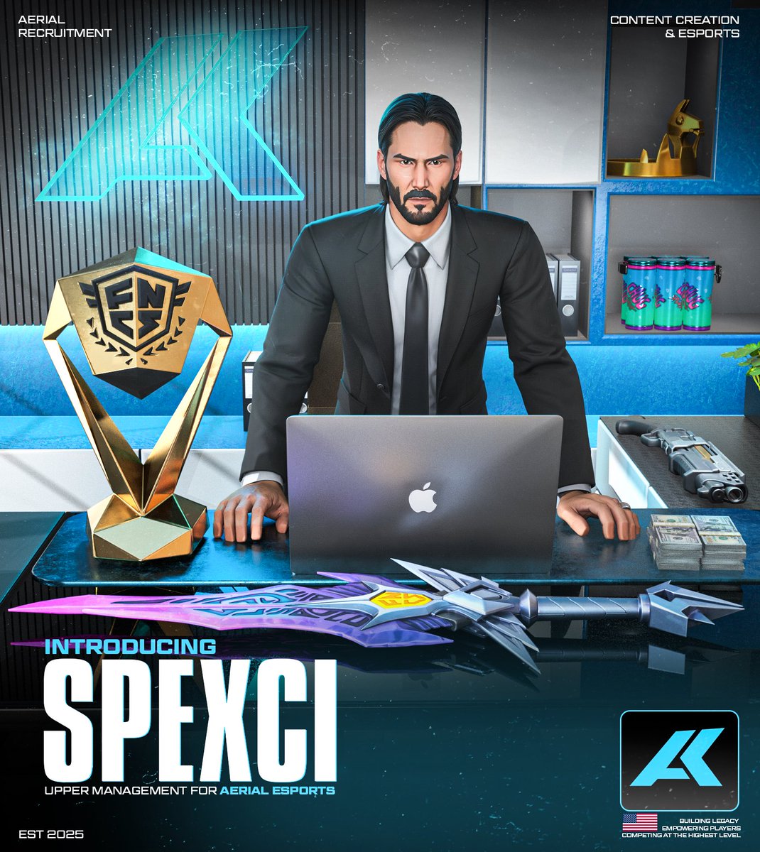 We are very proud to welcome Spexci to the upper management team at Aerial Esports. 🛫