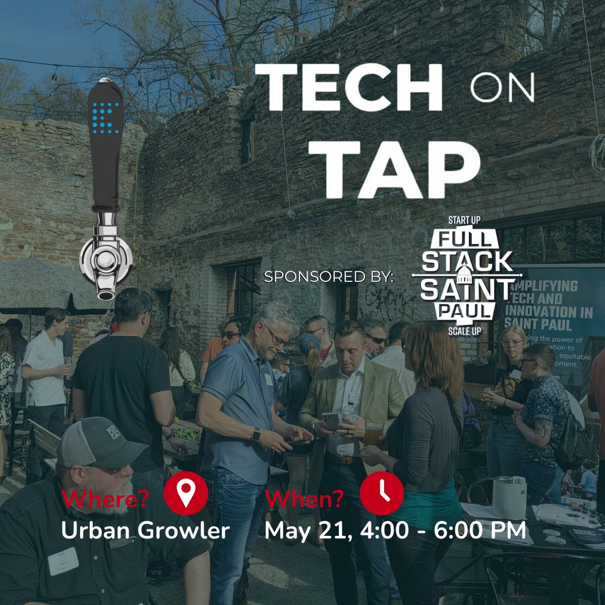 Full Stack Saint Paul (@fullstackstp) on Twitter photo 🍻 Join us for <a href="/mntechassoc/">Minnesota Technology Association</a> Tech on Tap on Wednesday, May 21 at <a href="/UrbanGrowlerMN/">Urban Growler Brewing Company</a> in Saint Paul for a casual evening of tech talk, networking, and good vibes with the people shaping Saint Paul's innovation future. 🍻 Join us for <a href="/mntechassoc/">Minnesota Technology Association</a> Tech on Tap on Wednesday, May 21 at <a href="/UrbanGrowlerMN/">Urban Growler Brewing Company</a> in Saint Paul for a casual evening of tech talk, networking, and good vibes with the people shaping Saint Paul's innovation future.