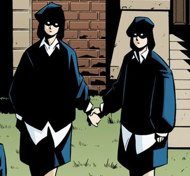 Wasn't sure how I felt about GODZILLA: KINGDOM OF MONSTERS at first (entire chunks are just "watch Godzilla stomp this random pop culture thing") but giving Battra its own pair of deranged psychic SHINING twins is absolutely fantastic. That's genius.