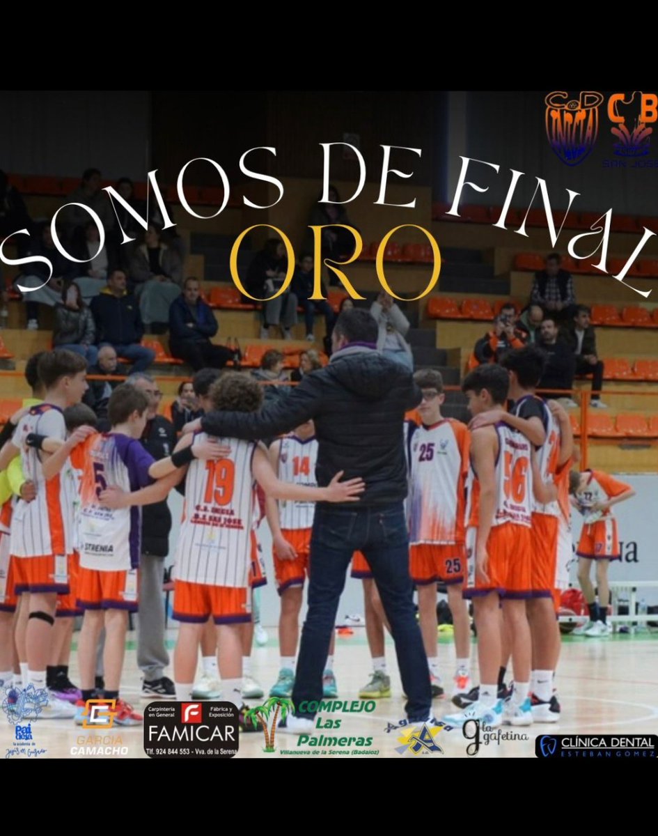 Antonio P. Atal. (@pajueloatal) on Twitter photo FINAL CAMPEONATO INFANTIL 🏀 Sábado 17 de Mayo a las 12:00 en el Pabellón Multiusos de Cáceres 🏀
<a href="/aytovvaserena/">Ayuntamiento de Villanueva de la Serena (Badajoz)</a> <a href="/fexb/">Federación Extremeña de Baloncesto</a> <a href="/CBFSANJOSE/">CBF SAN JOSE</a> <a href="/CDInicia_/">C.D. INICIA Vva</a> FINAL CAMPEONATO INFANTIL 🏀 Sábado 17 de Mayo a las 12:00 en el Pabellón Multiusos de Cáceres 🏀
<a href="/aytovvaserena/">Ayuntamiento de Villanueva de la Serena (Badajoz)</a> <a href="/fexb/">Federación Extremeña de Baloncesto</a> <a href="/CBFSANJOSE/">CBF SAN JOSE</a> <a href="/CDInicia_/">C.D. INICIA Vva</a>