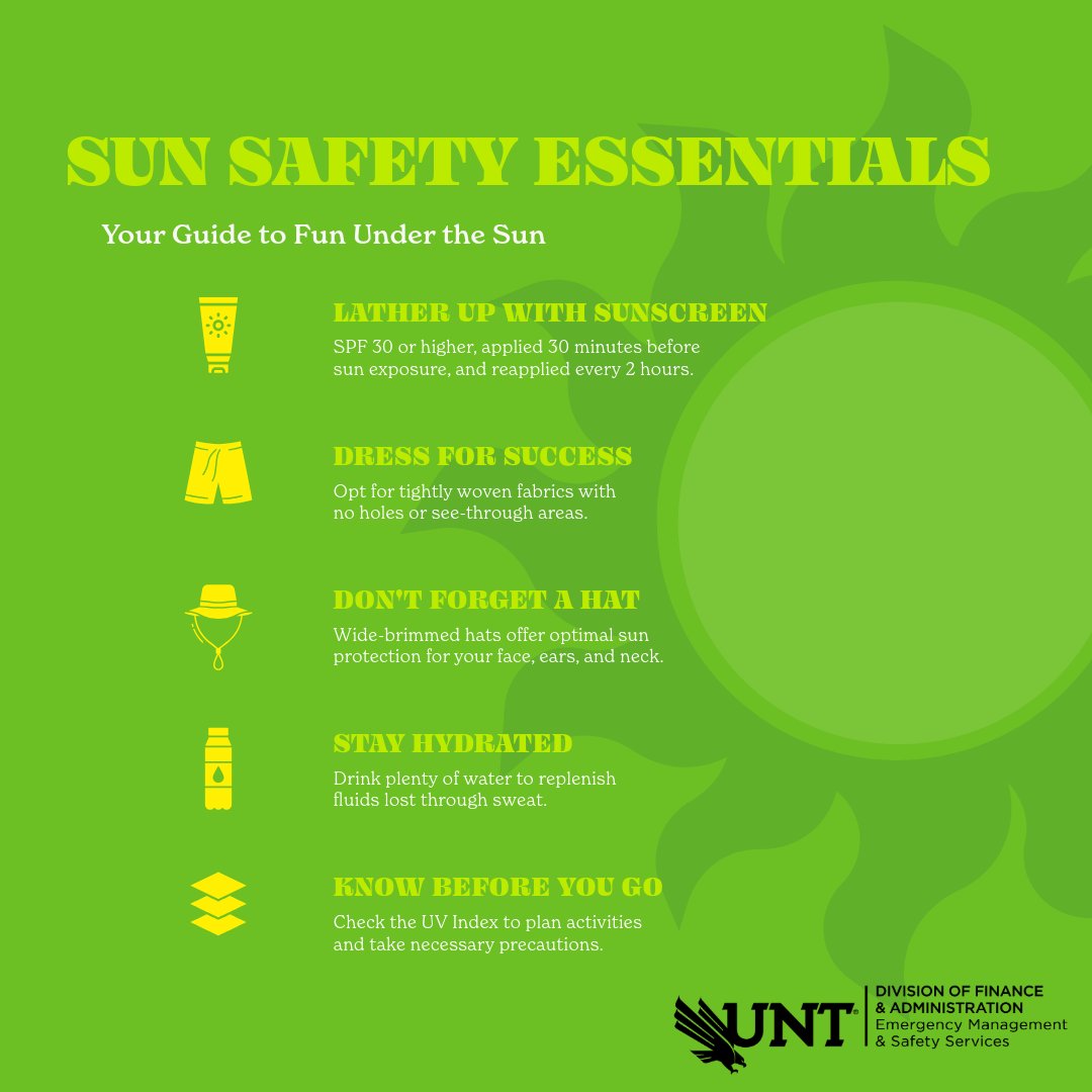 It’s heating up this week, with temperatures reaching the mid 90s today and possibly hitting triple digits tomorrow. Remember to practice heat safety.

Stay Cool and #MeanGreenReady!