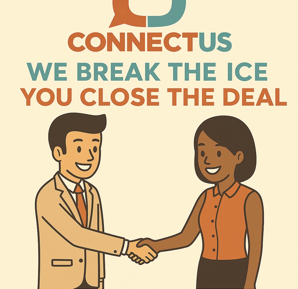 connectus60's tweet image. Make the First Impression Count 🤝

No awkward intros, Just real connections.
Your time is valuable so let ConnectUs warm up your leads while you stay focused on selling. 💼💡

Let’s get you talking to the right people, faster!
#connectus #SalesMadeSimple #RealConnections