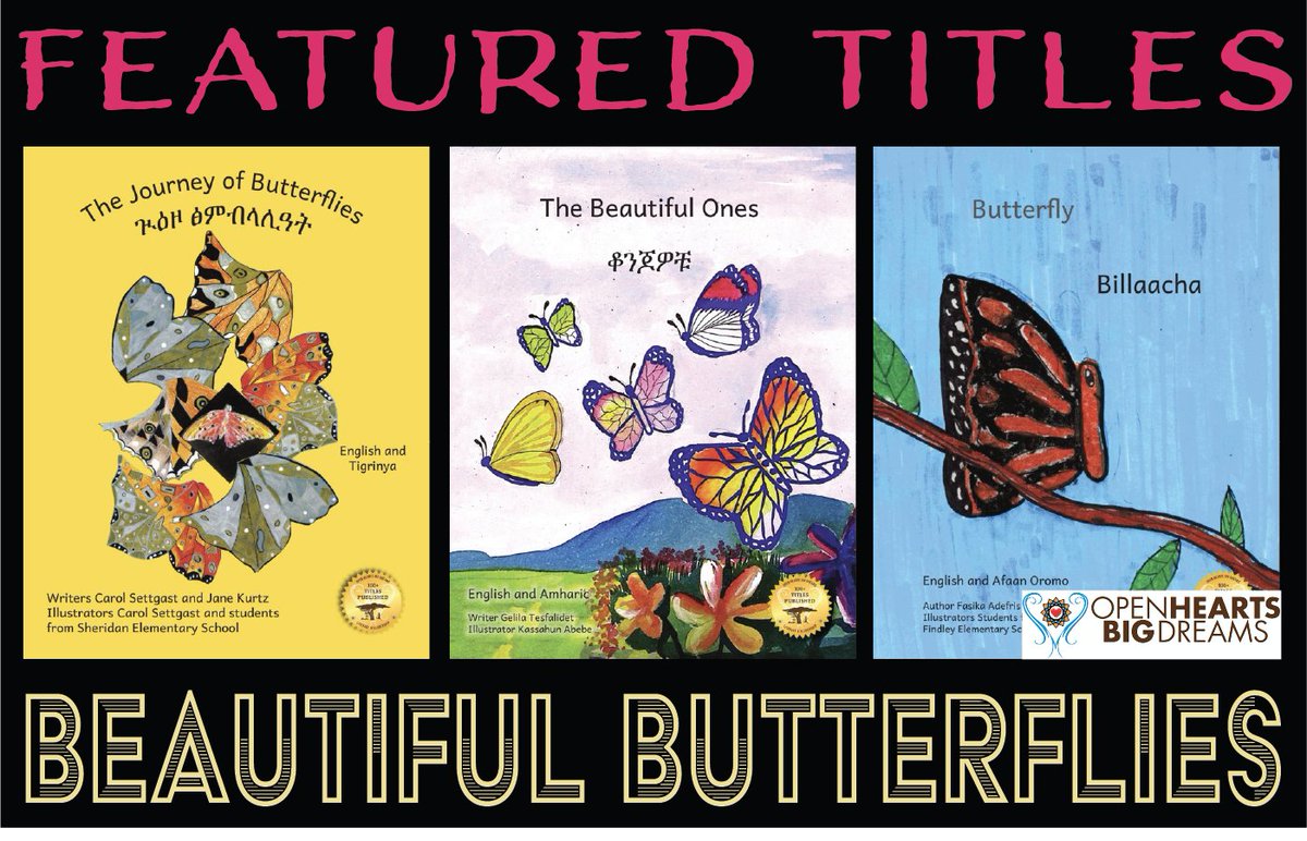 OpenHeartsBigD1's tweet photo. Celebrate one of Earth's most stunning and transformative species in this week's featured titles. Learn more about beautiful butterflies:

The Beautiful Ones: https://t.co/sZDeCincHr

Journey of the Butterflies: https://t.co/UcnEQnUicb

Butterfly: https://t.co/BbvS7CHPV0 https://t.co/iTtMHrORdX