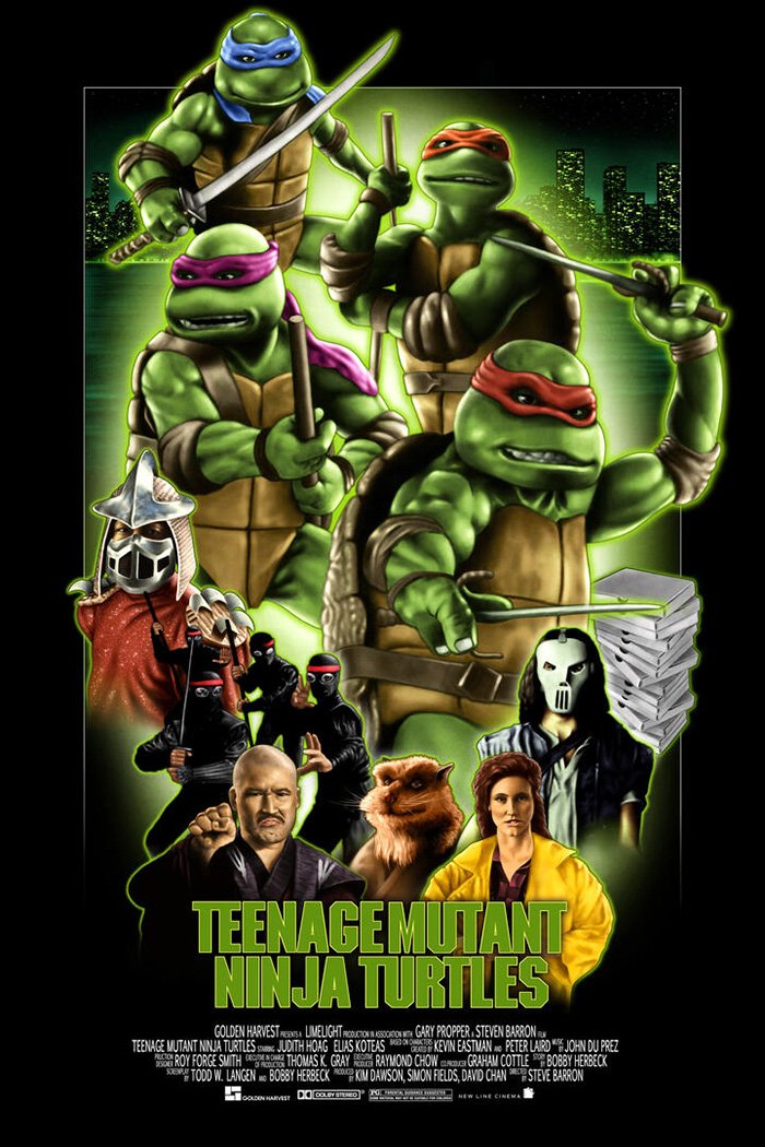 Teenage Mutant Ninja Turtles (1990)

Any fans? 

(Art by Aldo Galvan)