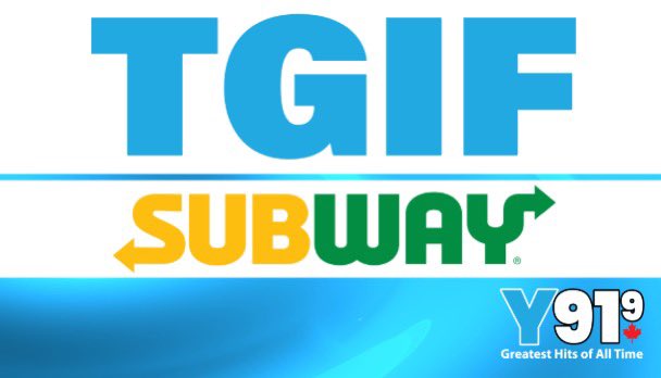 Enter now for your chance to enjoy a Y91.9 TGIF Subway sandwich platter!🙌

➡️ y919.fm/index.php/free…