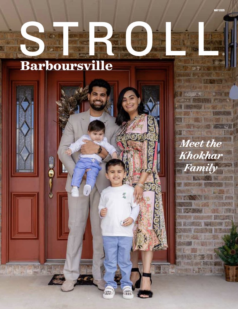 Meet Dr. Suhirad Khokhar &amp; family on the cover of Stroll Barboursville! 💚 

From Long Island to India, Miami to New York, and now to Ona, #WV — the Khokhars’ journey has been one of heart, healing and hope. 🩺✈️

Read more: bit.ly/4jZNFbl 

#MarshallHealth