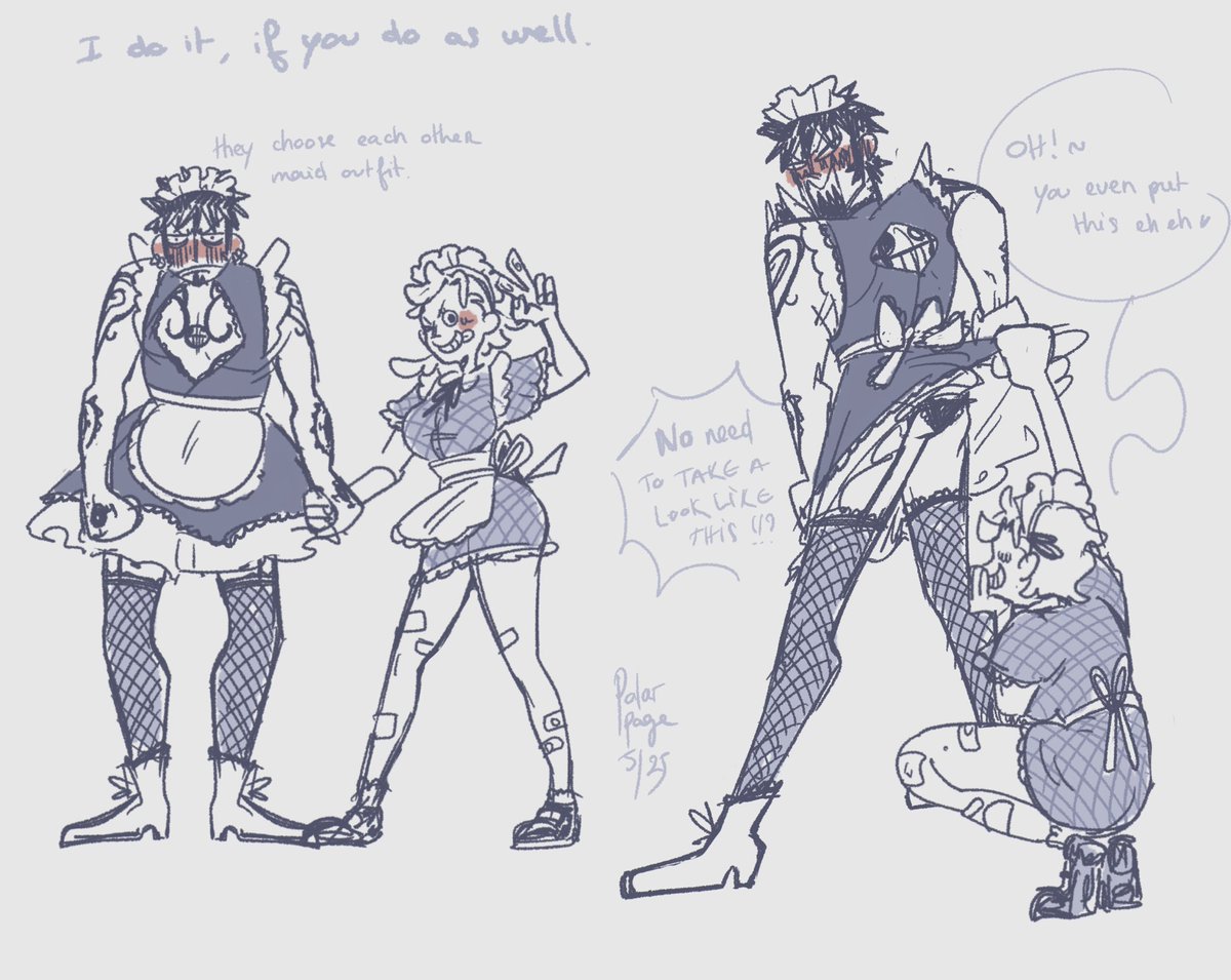 *drop this days after maid days-*
Have a glimpse of Law flat butt. 🫴✨✨