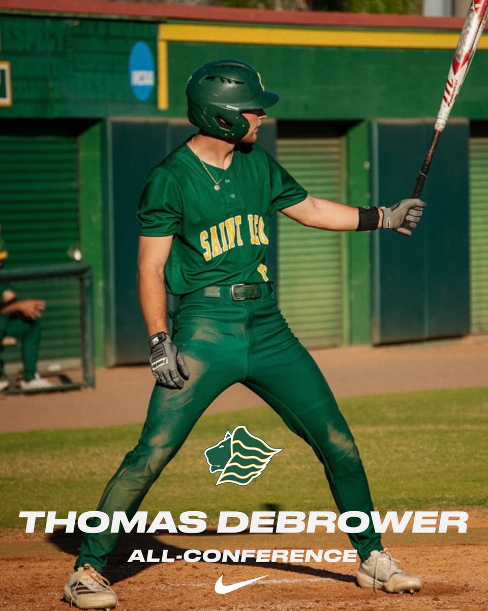 𝐓𝐇𝐎𝐌𝐀𝐒 𝐃𝐄𝐁𝐑𝐎𝐖𝐄𝐑, junior outfielder, earns All-Sunshine State Conference Second Team honors!

#TheLionWay