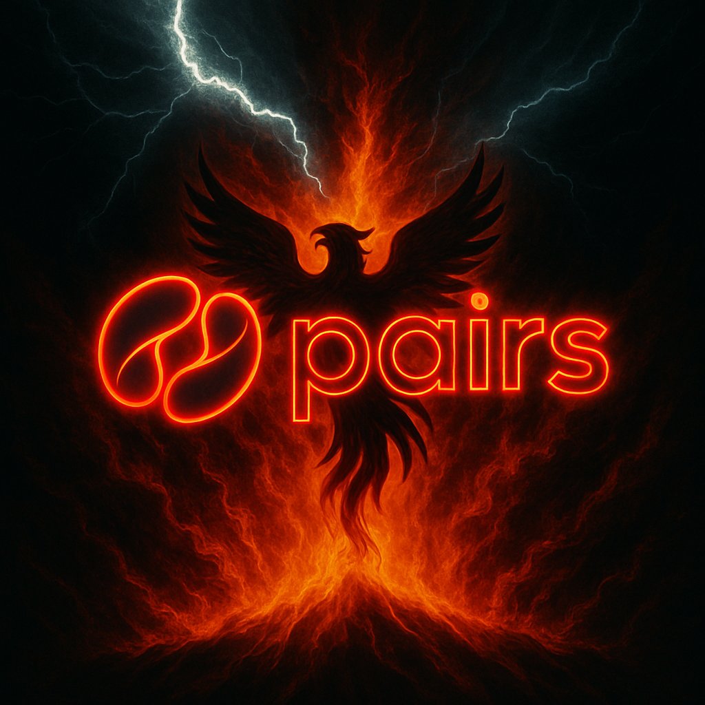 Like a phoenix rising from the ashes, $PAIRS is rewriting its story and this time, it's doing it right.

This isn’t just a rebrand, it’s a reset with intention.

$PAIRS launched last week with a successful smooth rollout on its own DEX and it did exactly what it needed to do. The