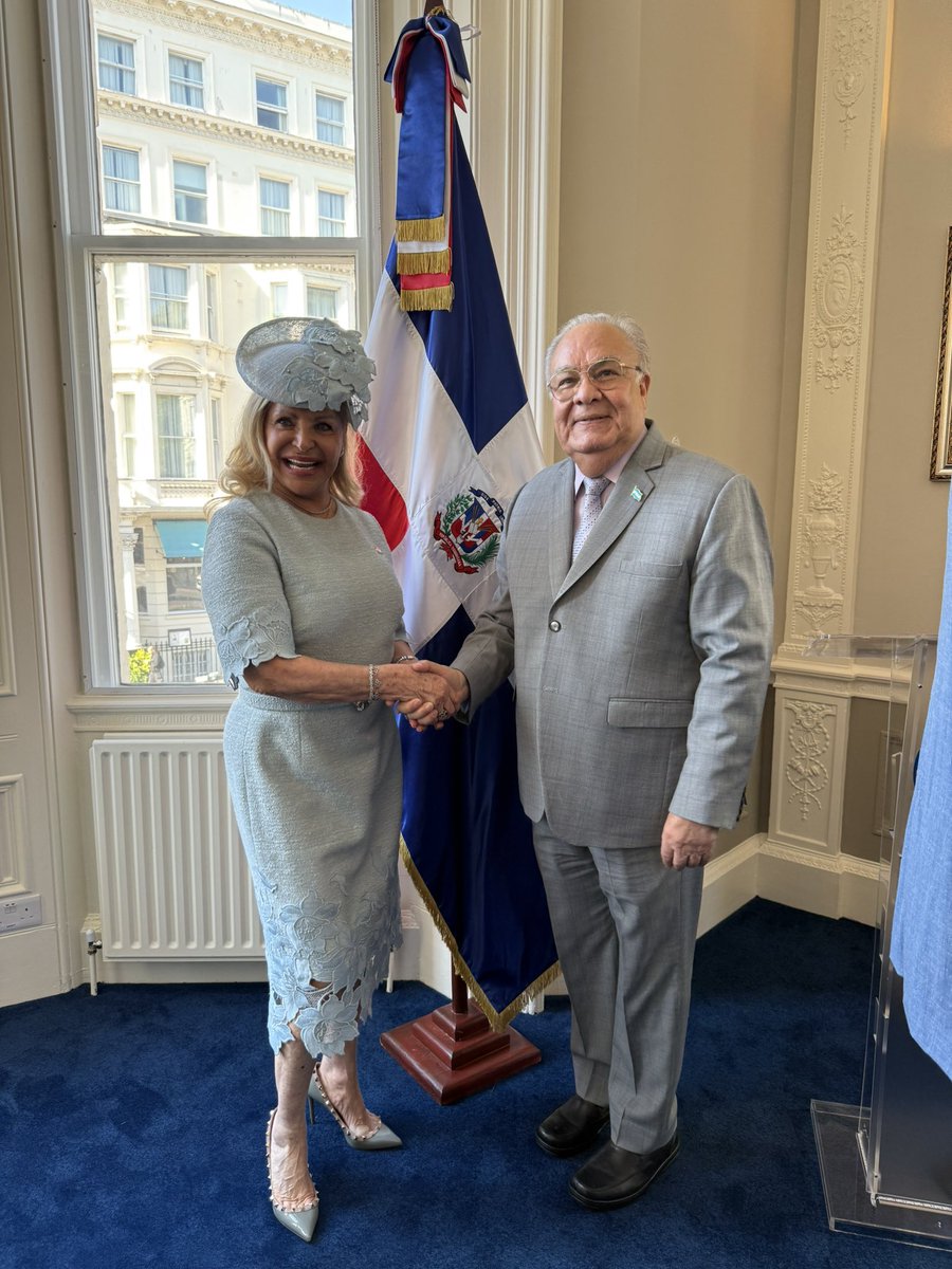 We congratulate SE Rosa Hernández de Grullon new Ambassador of the Dominican Republic for the presentation of the Credential Letters before His Majesty King Carlos lll