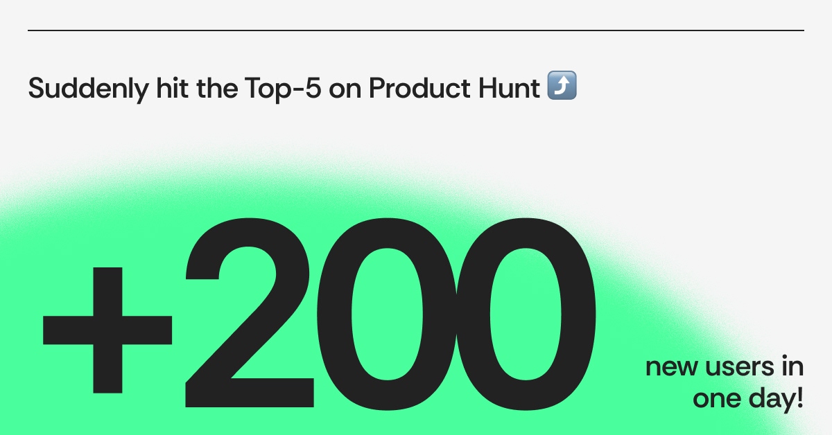 ui_tool's tweet image. "UI Builder - Mocup Tool" extension just hit Top-5 on Product Hunt → +200 new users in 24 h! (Usual daily growth = 2-10 installs) #ProductHunt #IndieDev