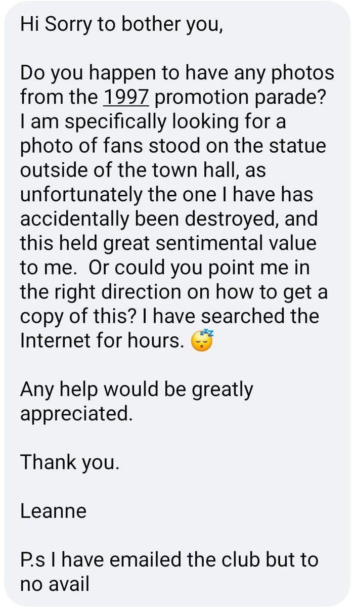 Reds fans. Let's help Leanne out.