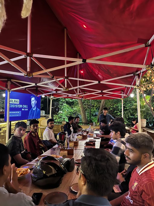 ahmadparizaad's tweet photo. Had an amazing time at the Solana Ecosystem Call in #Pune Loved the discussions, laughs, and new connections made while watching the live updates with such a vibrant tech crew. Big shoutout to @apoorav_vyas, @solana, and @SolanaFndn
 for making it unforgettable! https://t.co/U60ppoZh7y